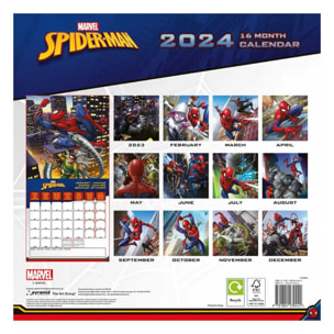 Marvel Calendar 2024 Spider-Man Pyramid International