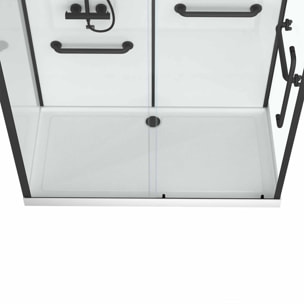 Cabine de douche Sécurisée et Accessible à Tous 160x85x220cm - Mitigeur Thermostatique