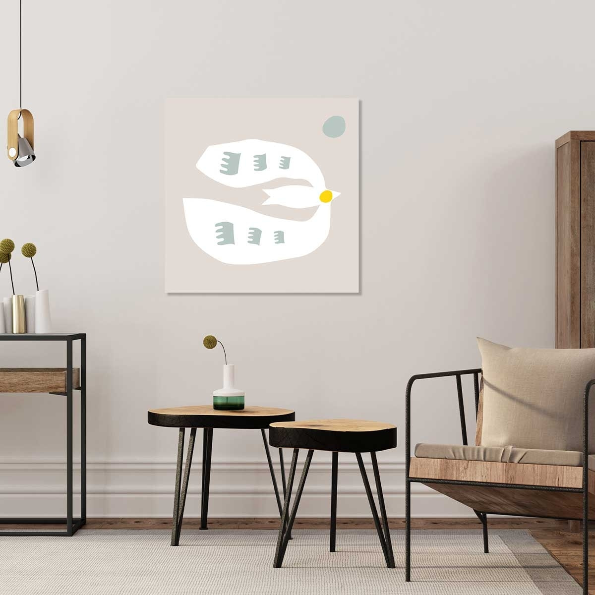 Tableau love birds Tableau alu Dibond