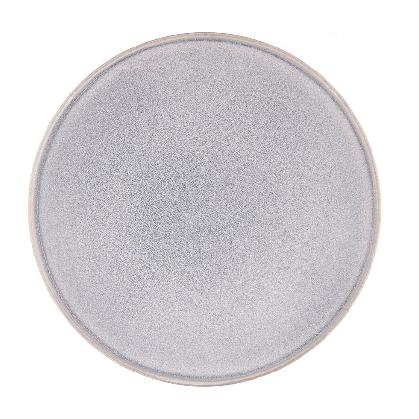 Assiette STONE Ø27,5cm - 6 pièces - Gris lune