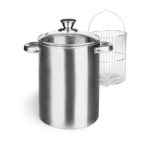 Cuiseur à asperges Excelsa – Nonsoloasparagi, Acier Argenté