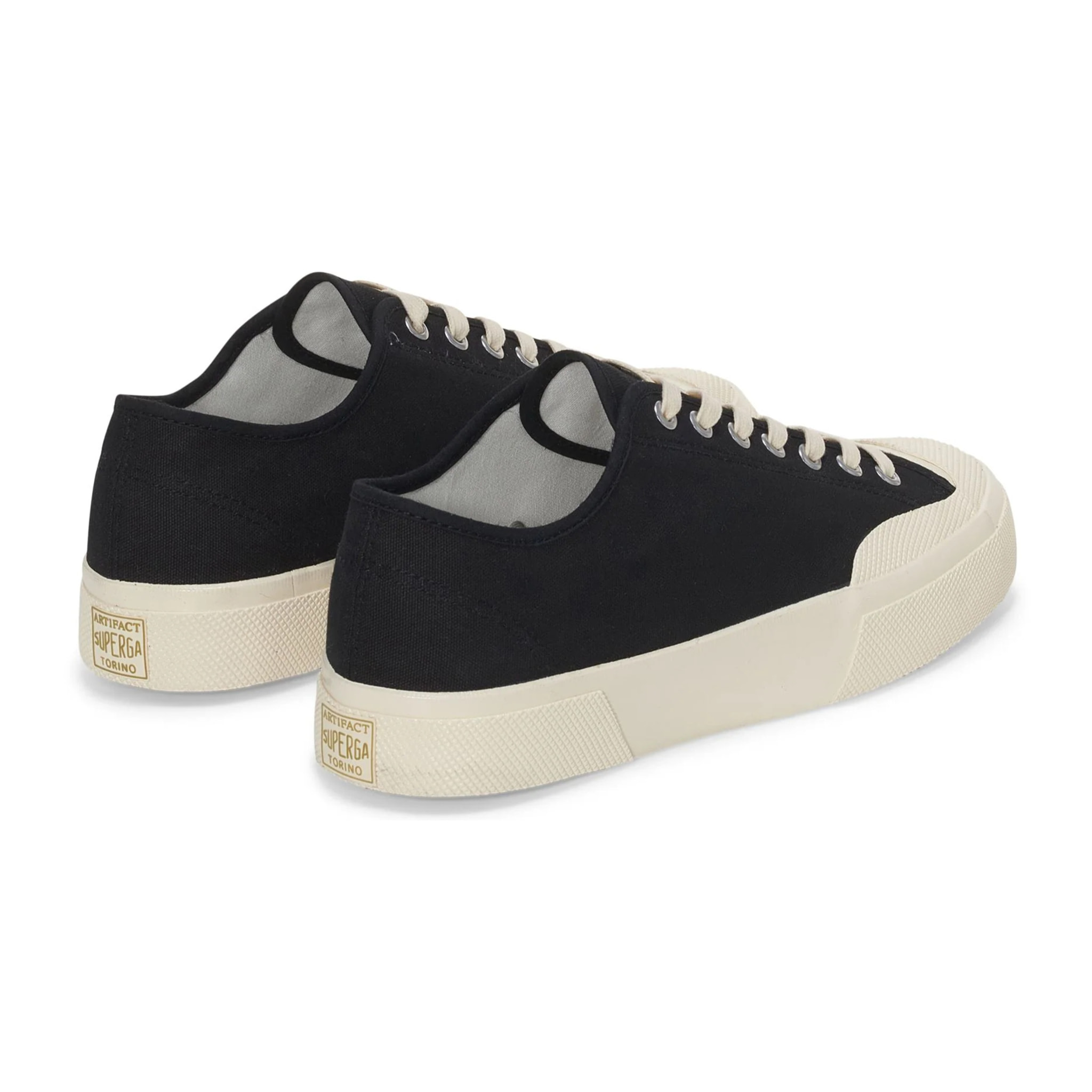 Superga - Zapatillas Unisex Negro - 2432 WORKS LOW CUT COTTON CANVAS
