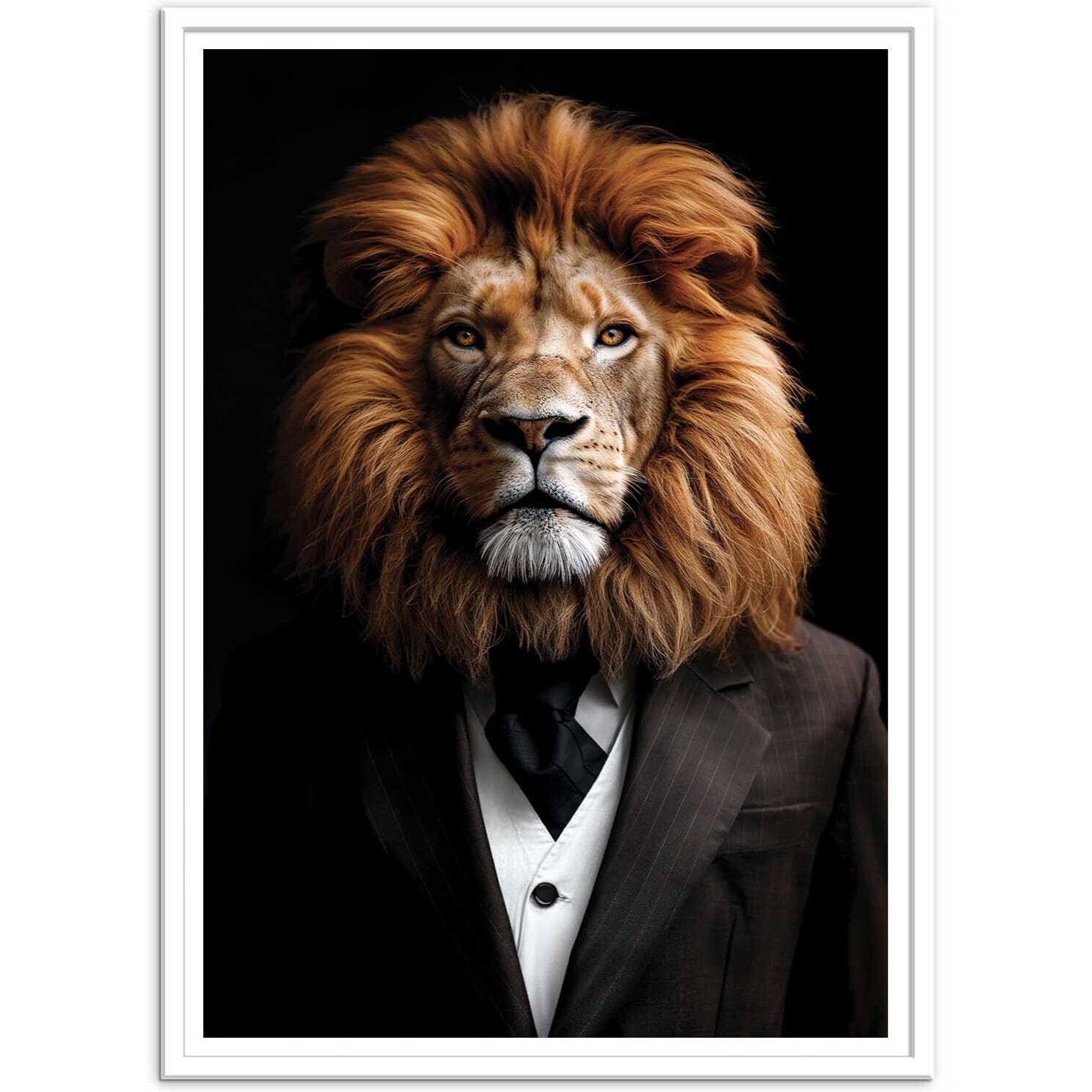 Affiche - Lion Wild Suits - Philippe Hugonnard