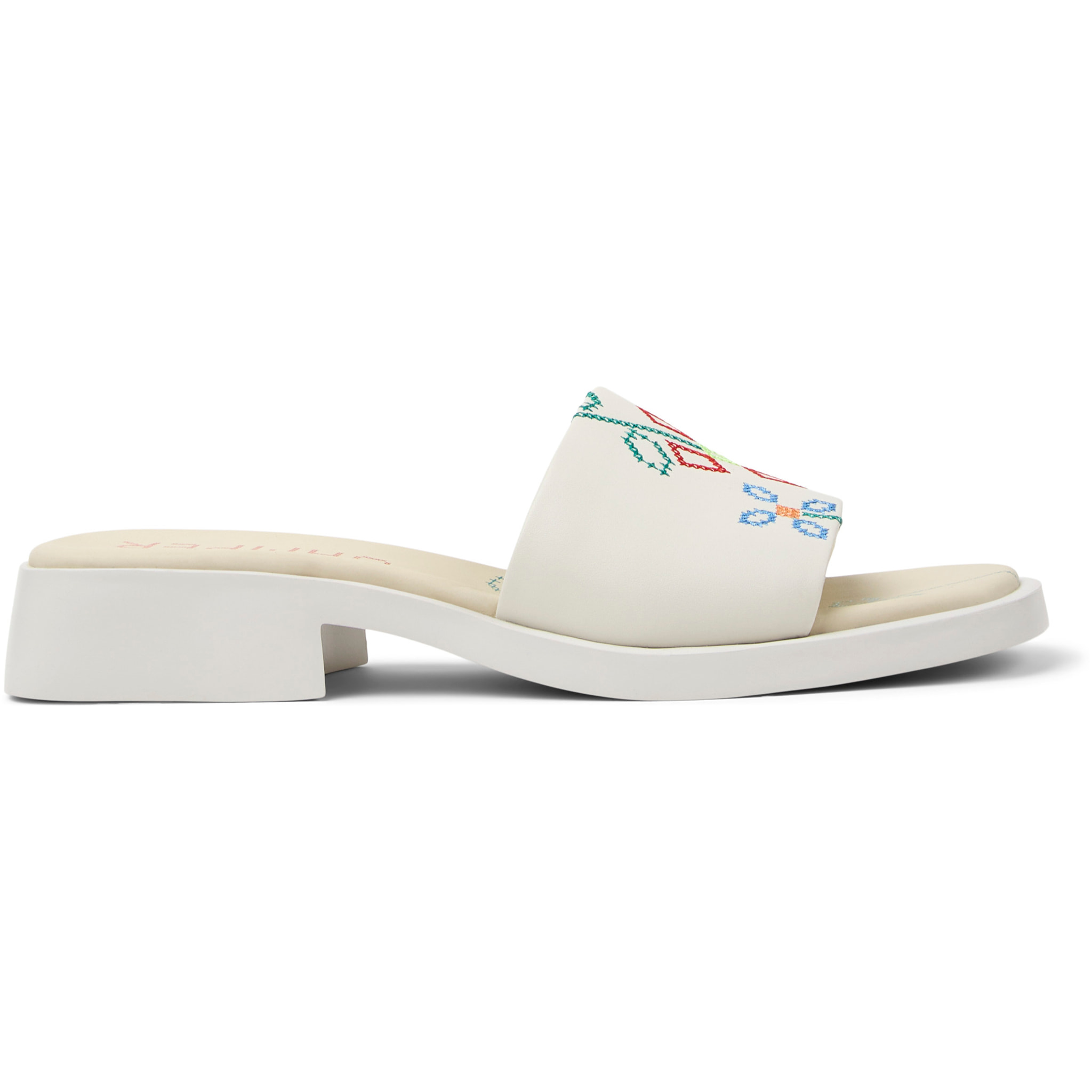 Sandalias - CAMPER Dana Twins - Blanco - Cuero liso