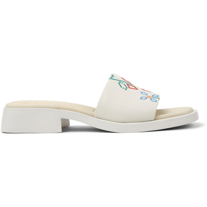 Sandalias - CAMPER Dana Twins - Blanco - Cuero liso