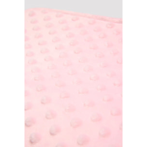 Copertina per neonato a pois rosa