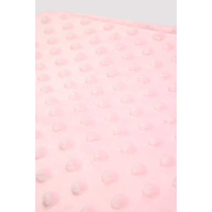 Copertina per neonato a pois rosa