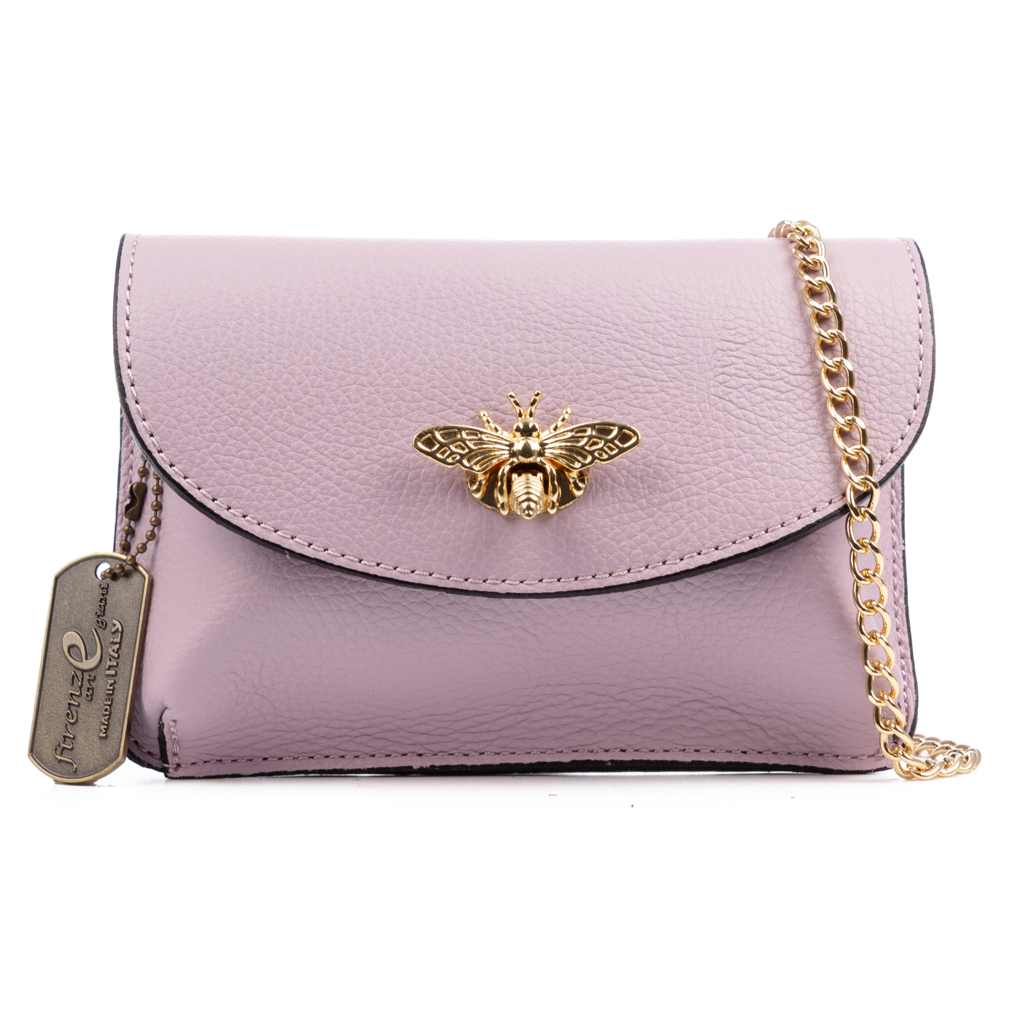 Aquilonia borsa a mano donna. Pelle autentica finitura Dollaro.