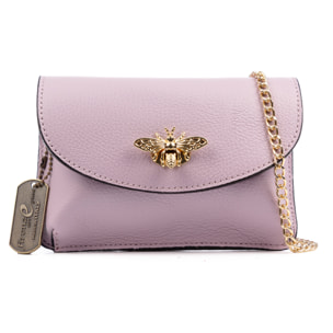 Aquilonia borsa a mano donna. Pelle autentica finitura Dollaro.