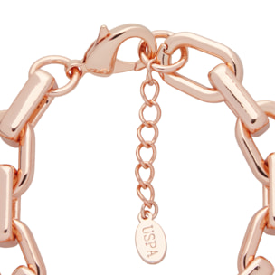 Bracciale U.S. Polo Assn. Catena in metallo placcato oro rosa