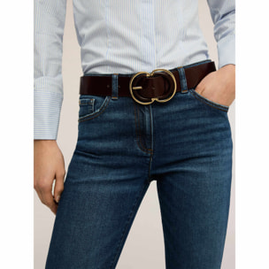 Motivi - Cinturón con hebilla doble - Burgundy