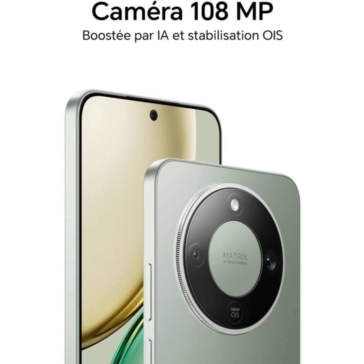 Smartphone HONOR Pack Magic8 Lite Noir 256Go + Earbuds X8i