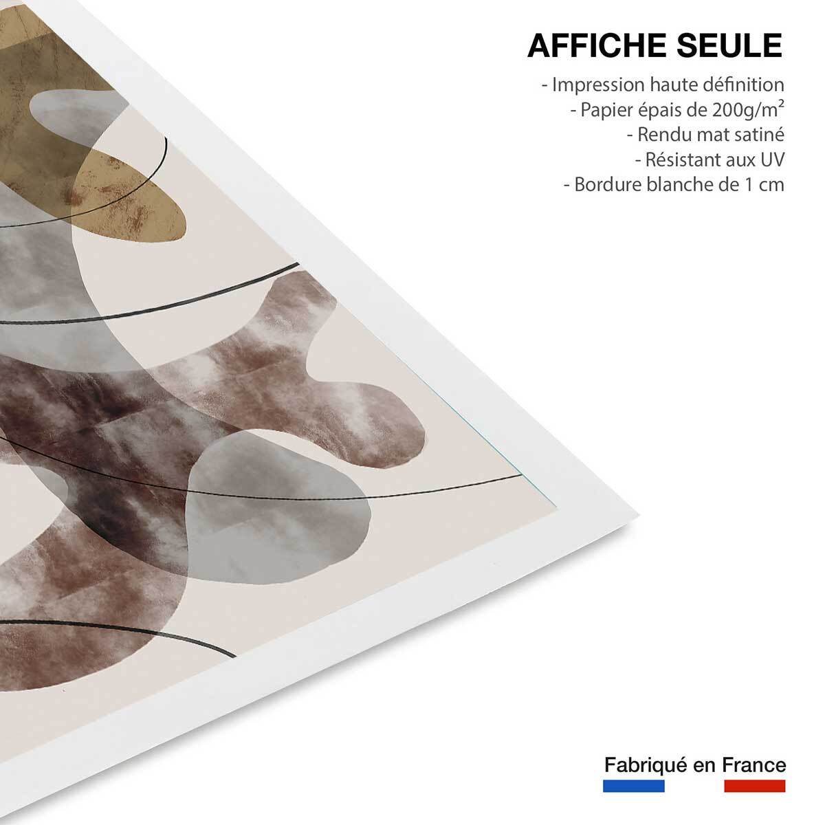 Affiche Organisme abstrait N°1 Affiche seule