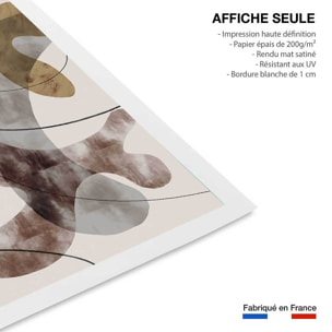 Affiche Organisme abstrait N°1 Affiche seule