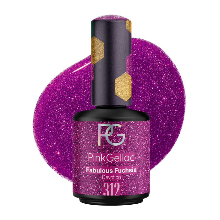 Vernis semi-permanent - 312 Fabulous Fuchsia - 15 ml