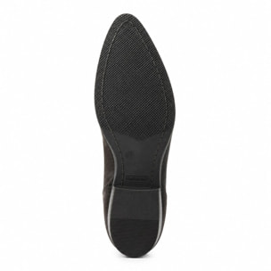 Texano basso in camoscio - tacco 5 cm