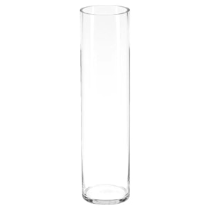 Vase cylindre - verre - H60 cm