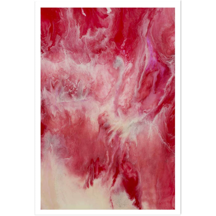 Poster vanille fraise Affiche seule