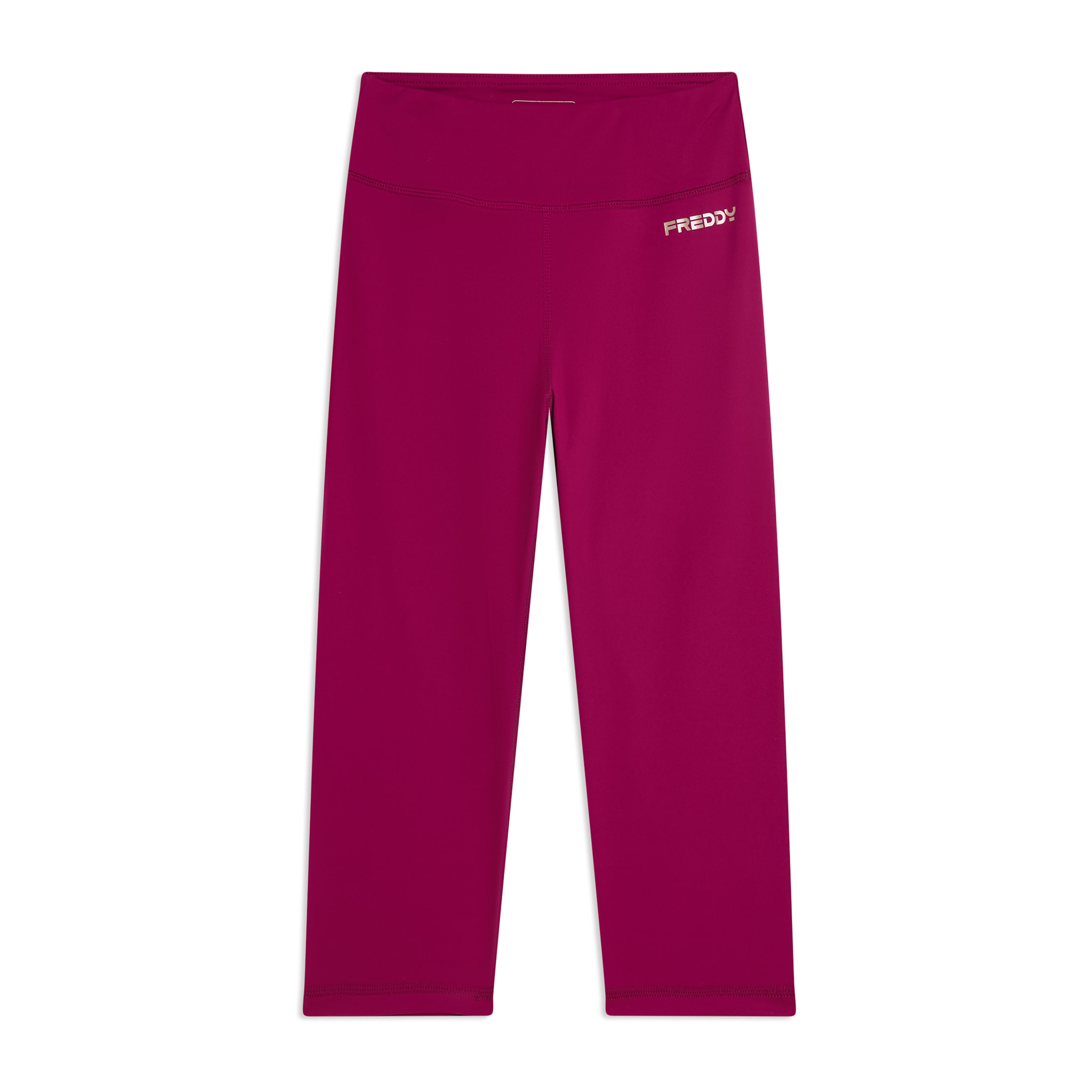 Leggings corsaro vita alta in tessuto tecnico quick dry