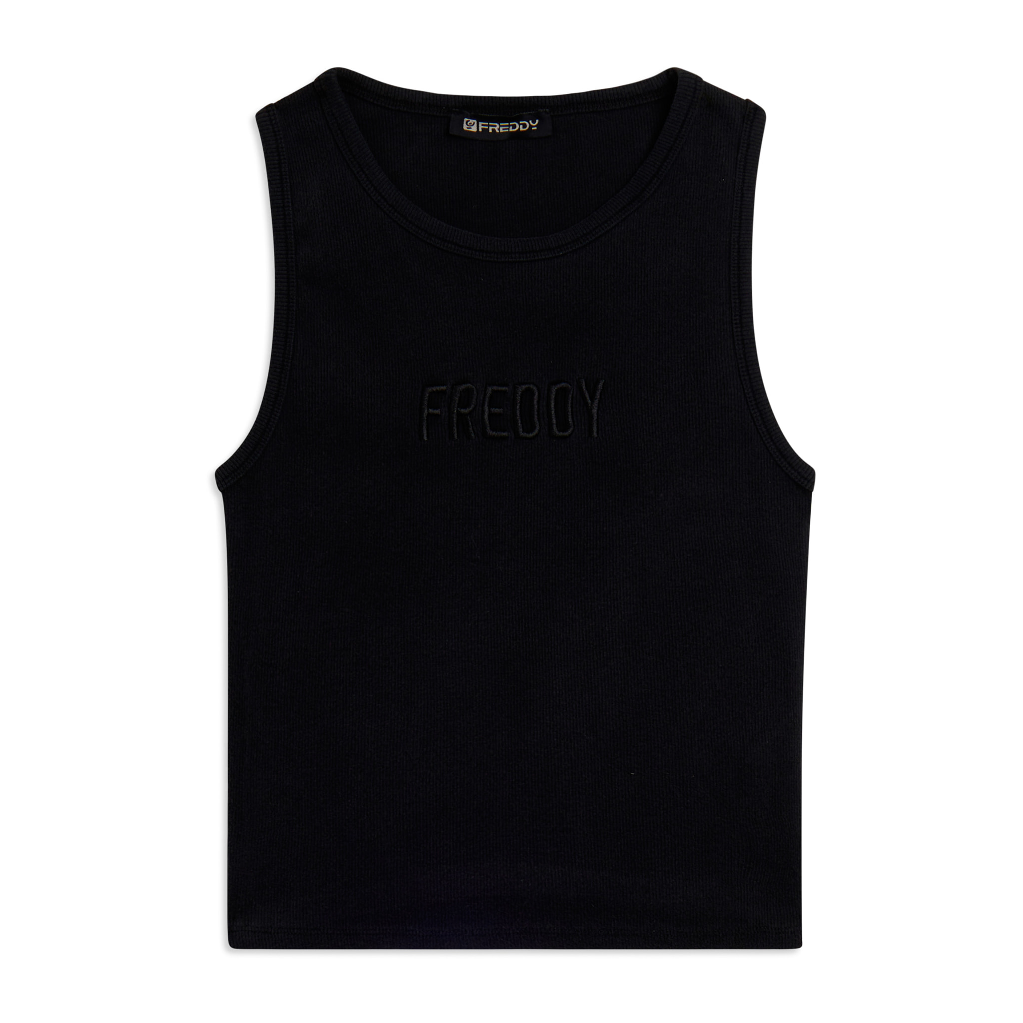 Canotta Cropped con logo FREDDY ricamato