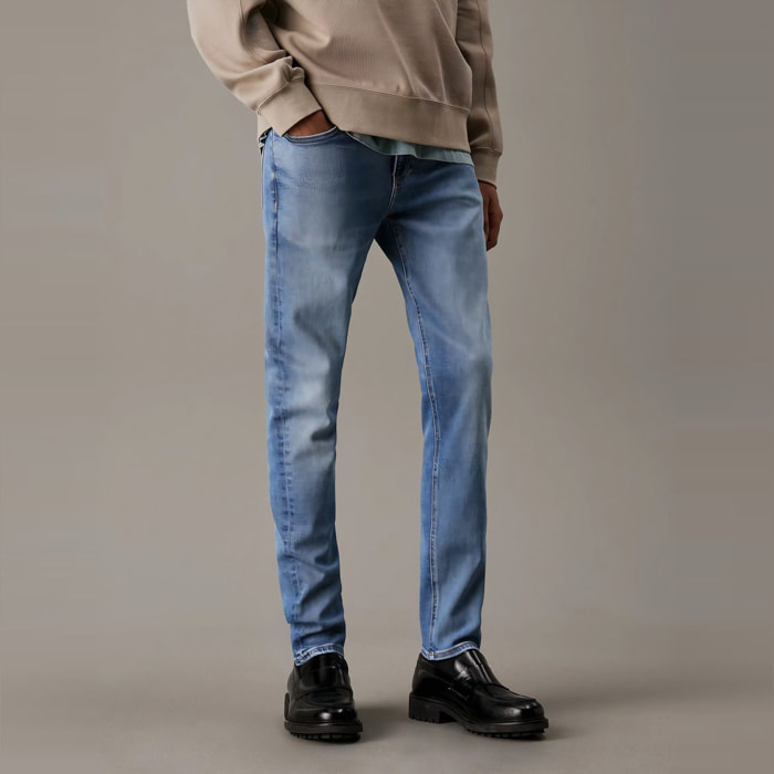 Calvin Klein - jeans - cotone - blu denim