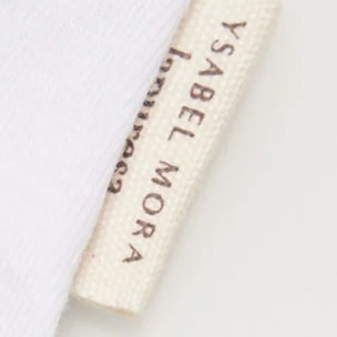 Slip bianche a vita alta in cotone biologico