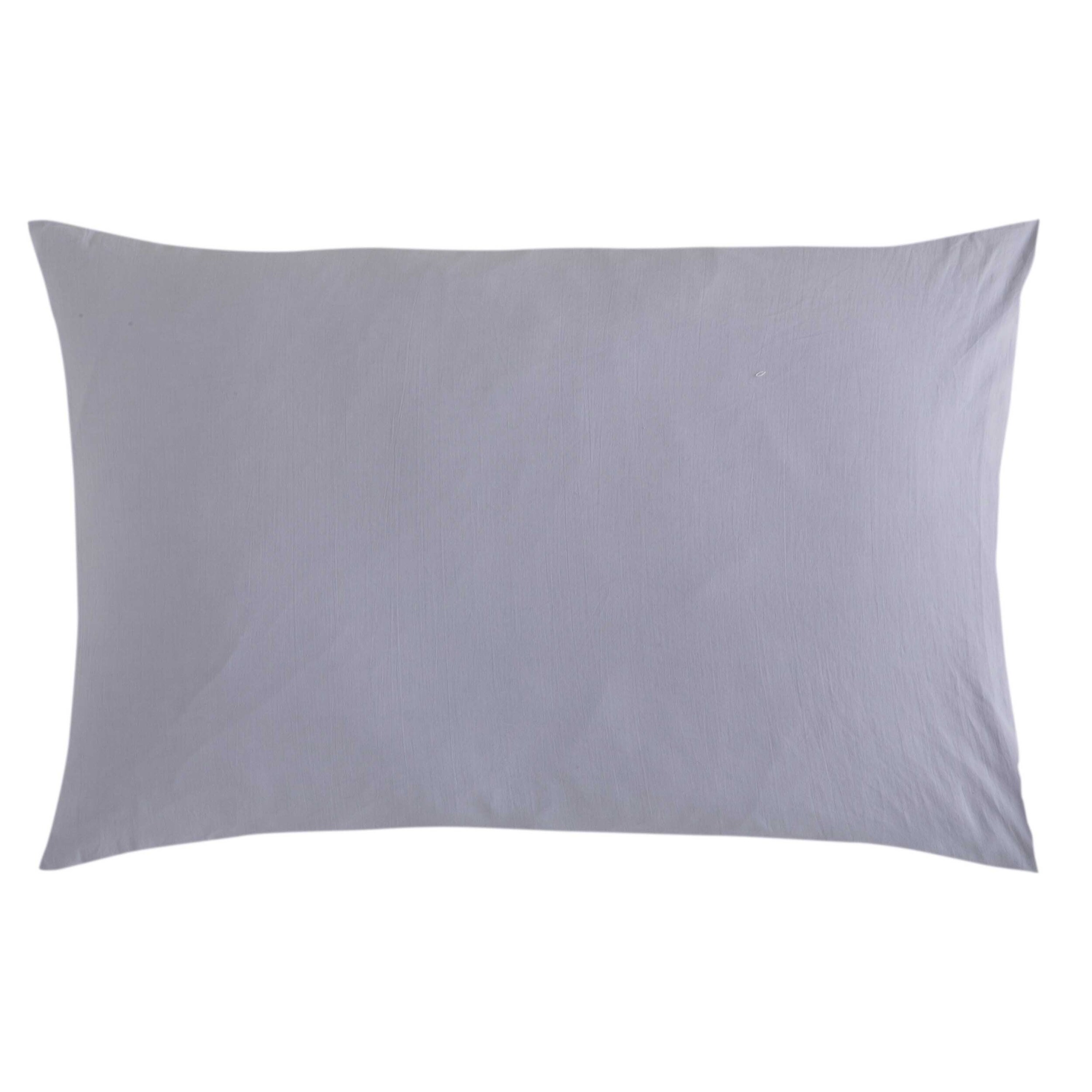 Naturals - Funda de Almohada - Tejido Lino - Gris Pálido