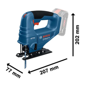 Scie sauteuse GST 12V-70 Professional - BOSCH - sans batterie, ni chargeur - 06015B7001