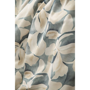 Parure housse de couette 240x220 cm et 2 taies d'oreiller 63x63cm satin de coton imprimé