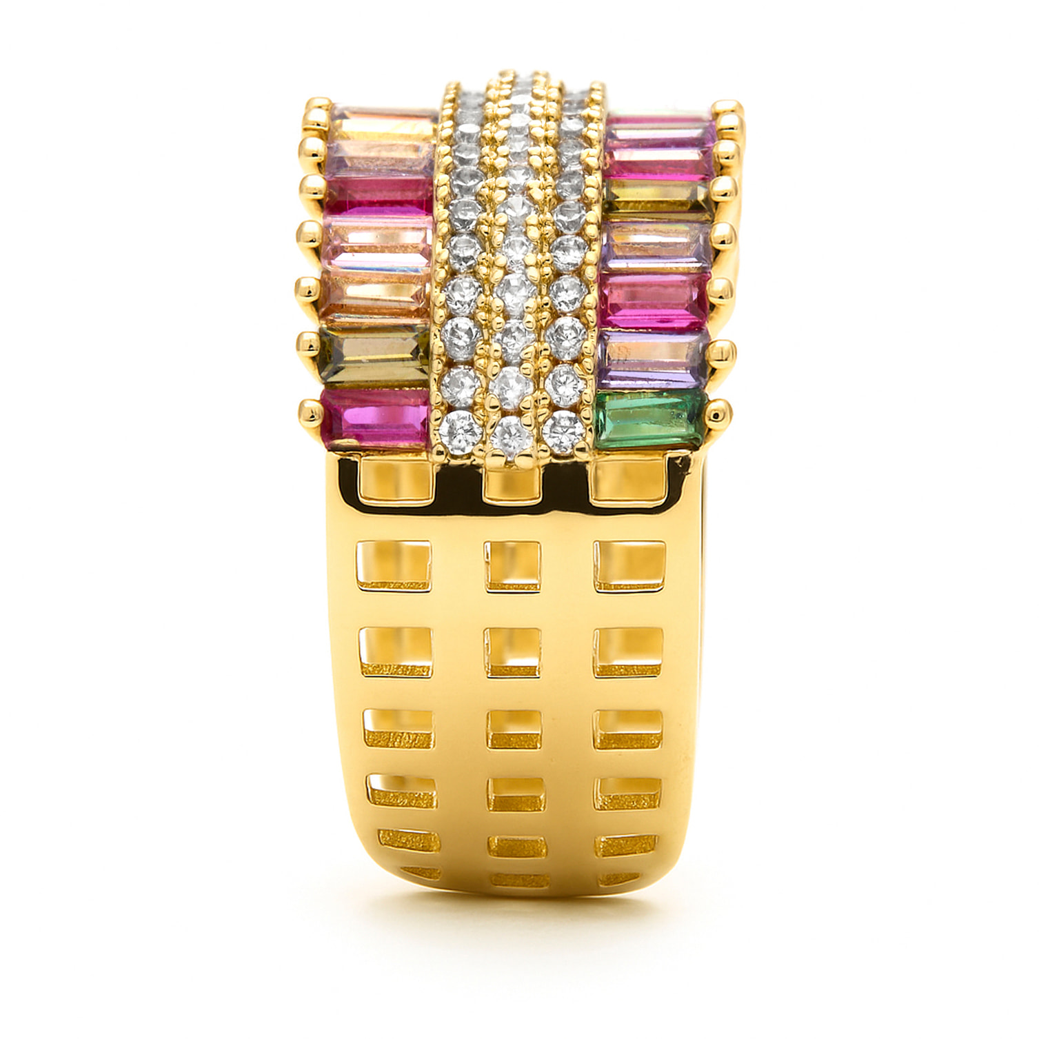 Anillo Maku acabado oro amarillo 18k
