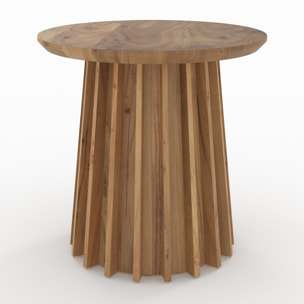 Table d'appoint en bois massif d'acacia - Suzon
