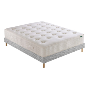Ensemble matelas Le Latex Responsable + sommier