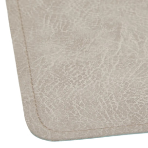 Set de table rectangulaire Glenn 30x45cm beige