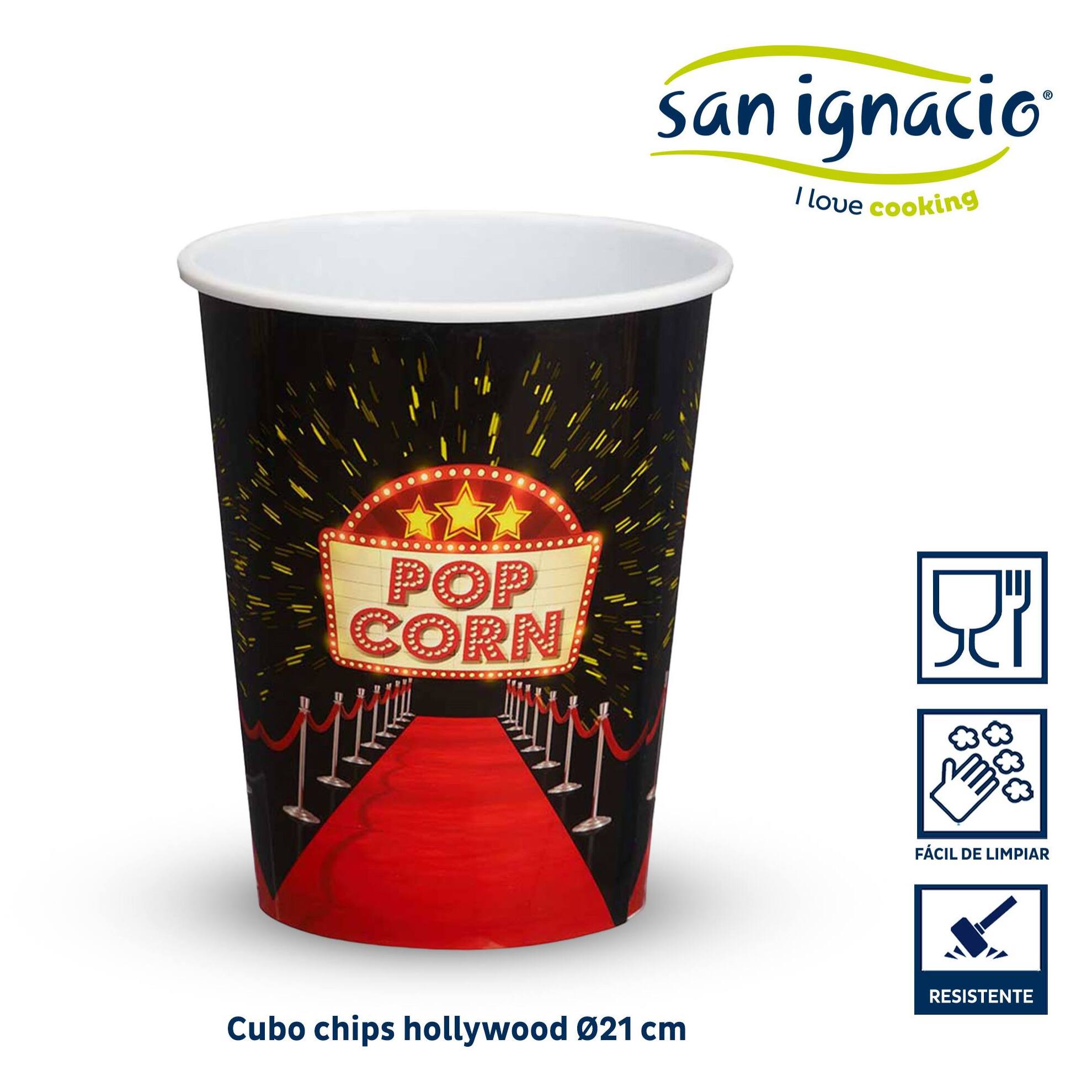 Cubo palomitas hollywood l colección leknes