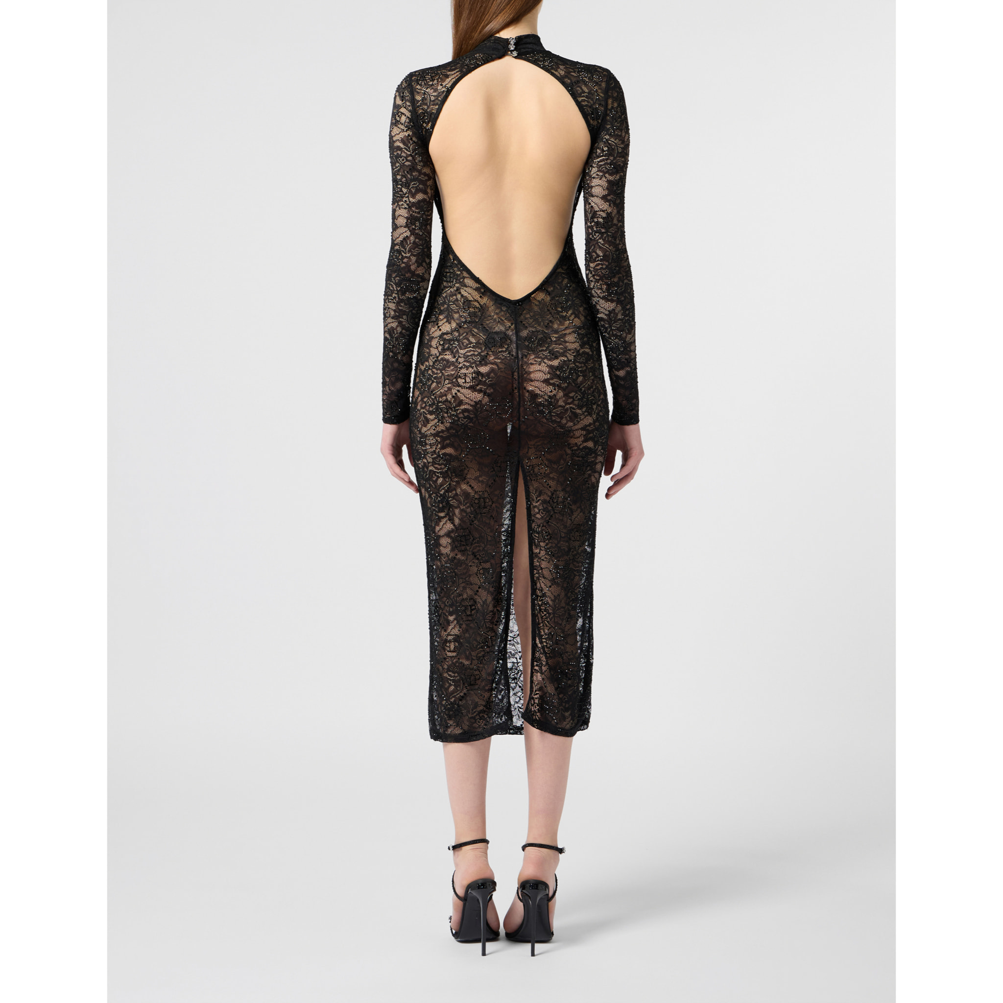 PHILIPP PLEIN Vestido largo MONOGRAM