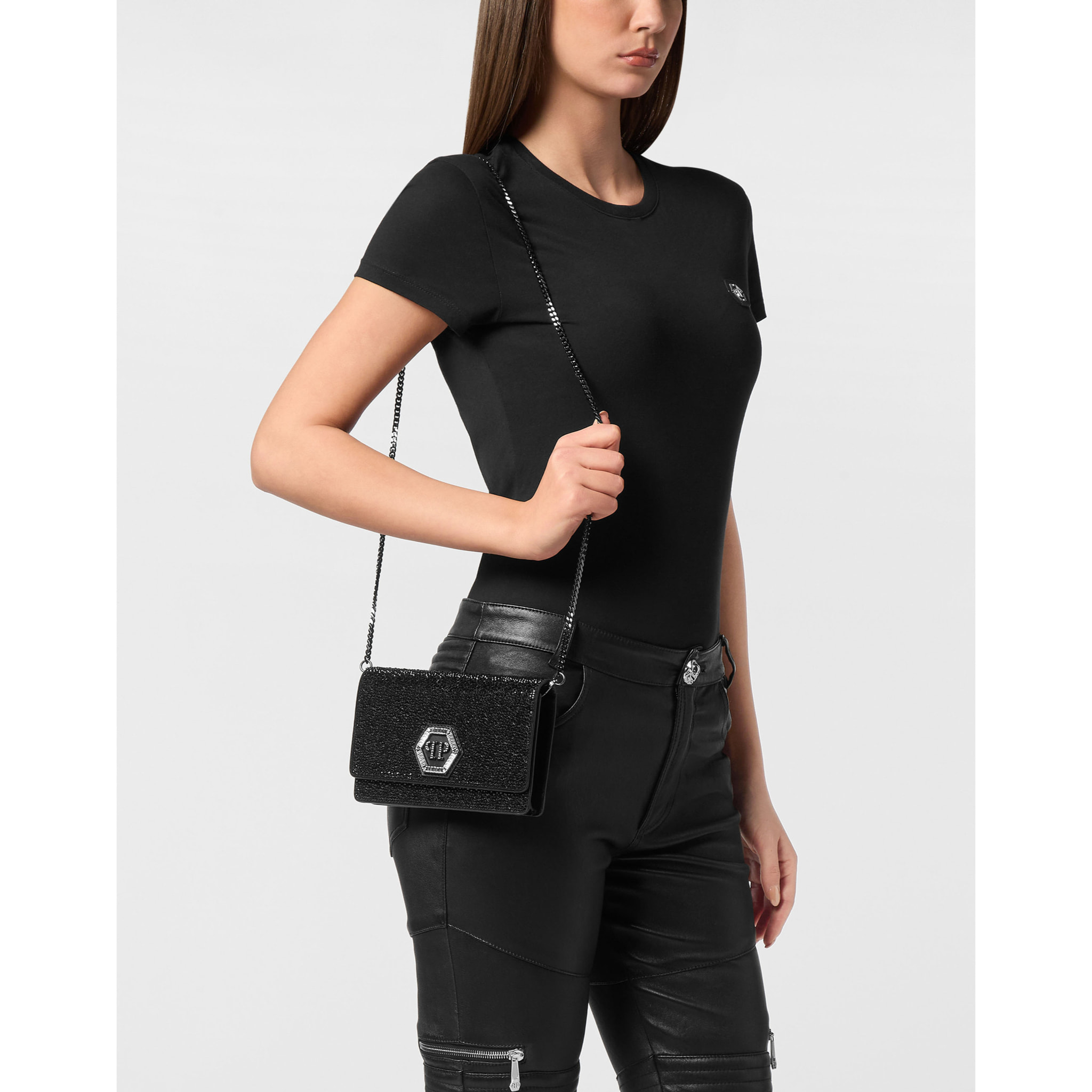 PHILIPP PLEIN Bolso de hombro HEXAGON