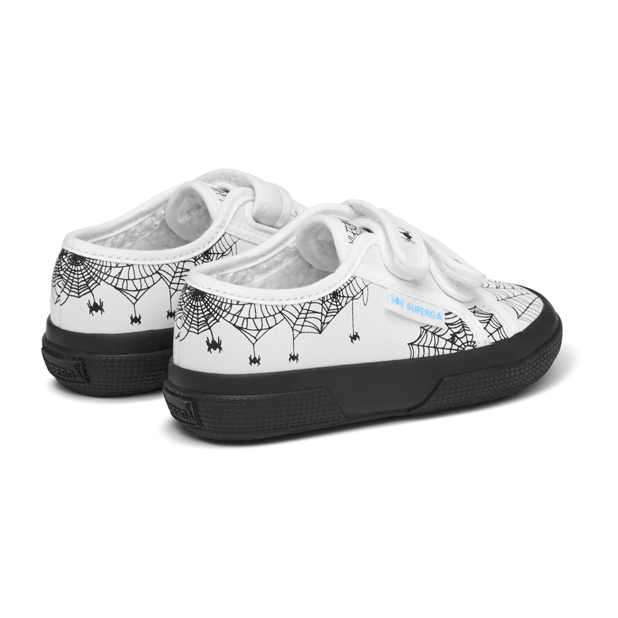 Le Superga Bambino/A Bianco 2750 KIDS STRAPS VEGAN MATERIAL SPIDER WEB