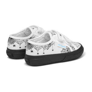 Le Superga Bambino/A Bianco 2750 KIDS STRAPS VEGAN MATERIAL SPIDER WEB