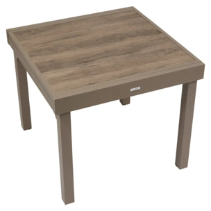 Table de jardin 8 places Piazza extensible café