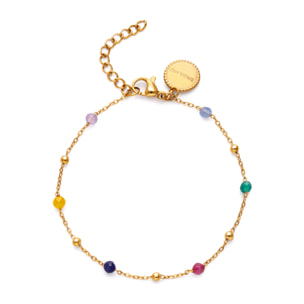 Bracciale Sophie Colors Acciao Placcato Oro