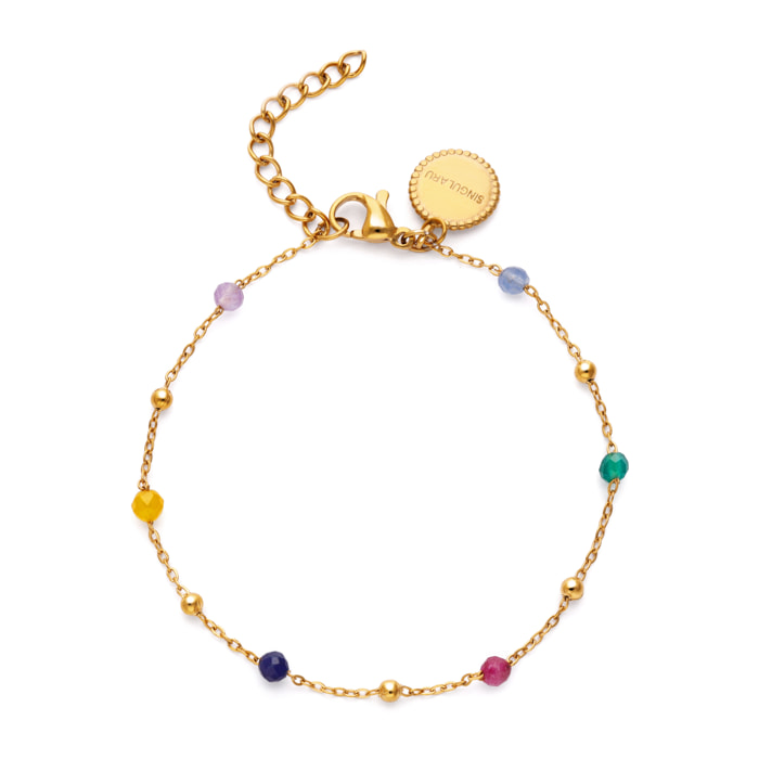 Bracciale Sophie Colors Acciao Placcato Oro