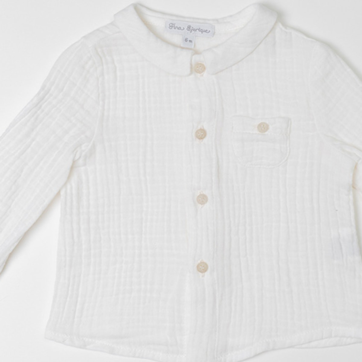 CAMISA ALGODÓN ORGÁNICO DOBLE TELA