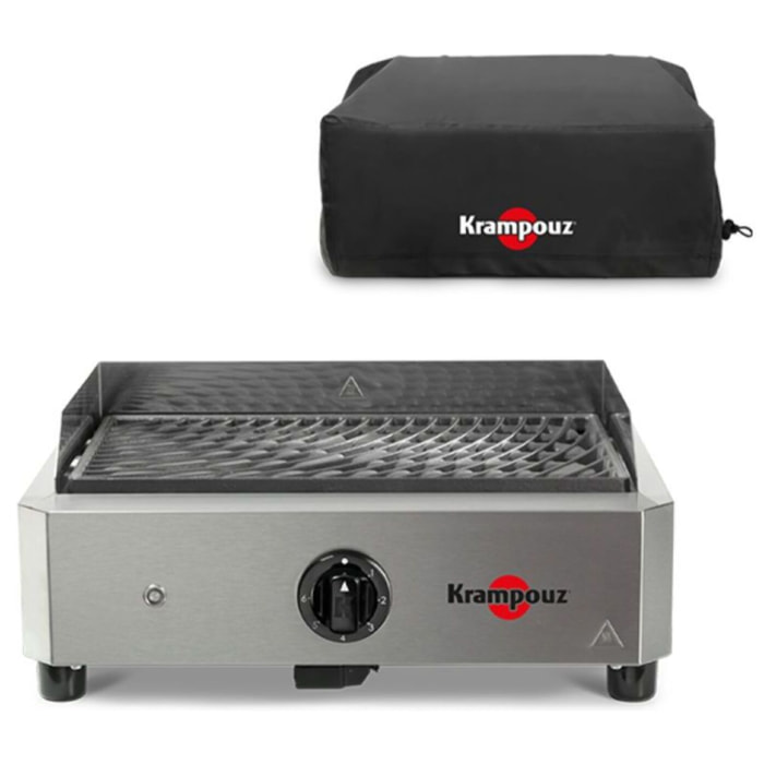 Barbecue électrique KRAMPOUZ ELECTRIQUE MYTHIC + HOUSSE GECIM1OA0