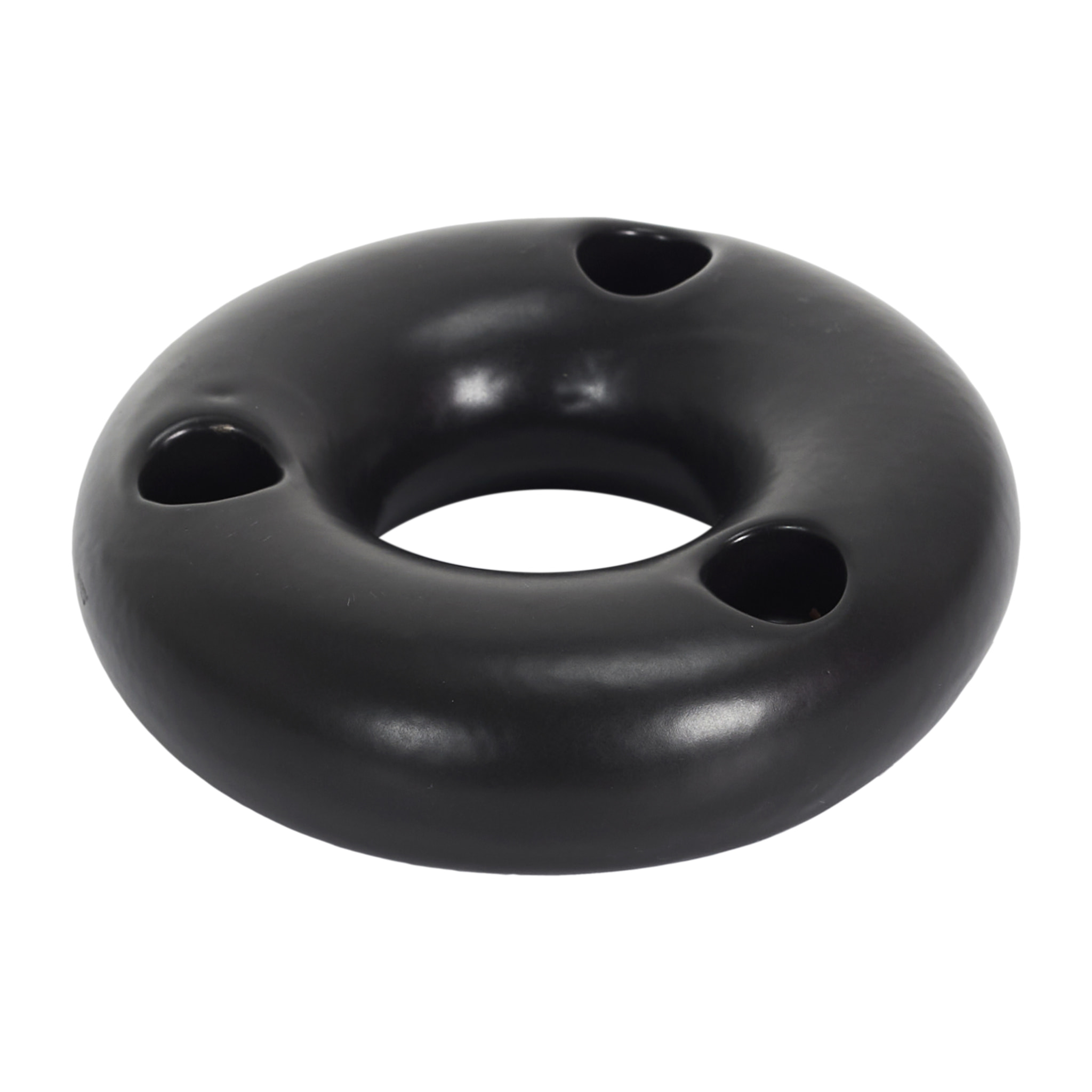 Support 3 Bougies Noir