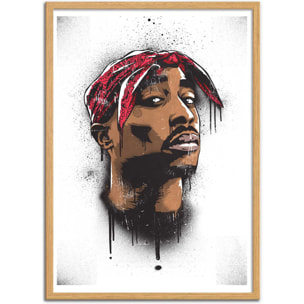 Affiche - Tupac - Bokkaboom