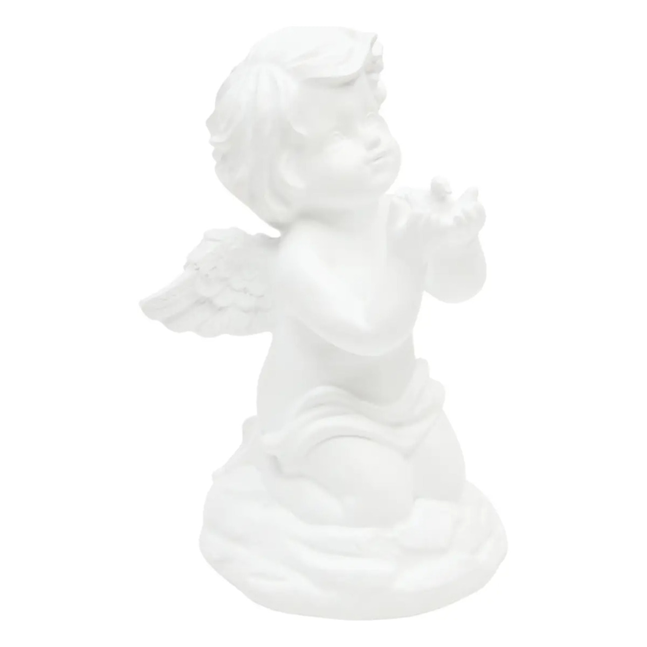 Ange déco H.19cm blanc