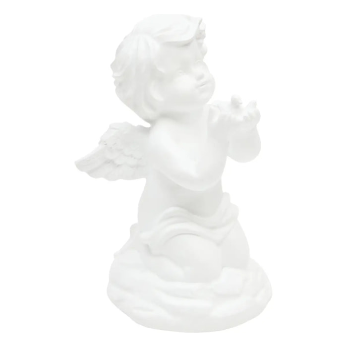 Ange déco H.19cm blanc
