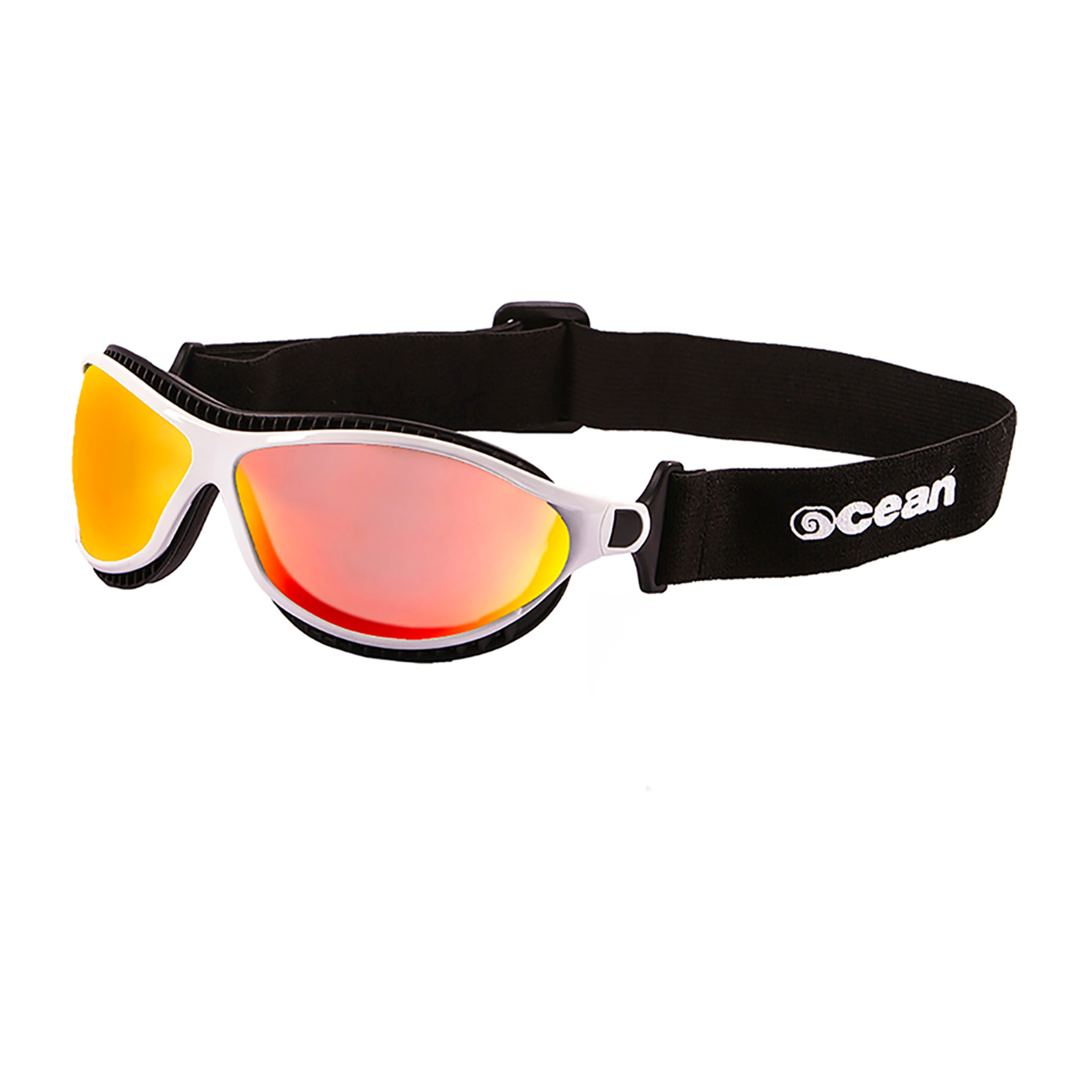 Gafas de deportes acuáticos OCEAN TIERRA DE FUEGO - Blanco / Revo roja