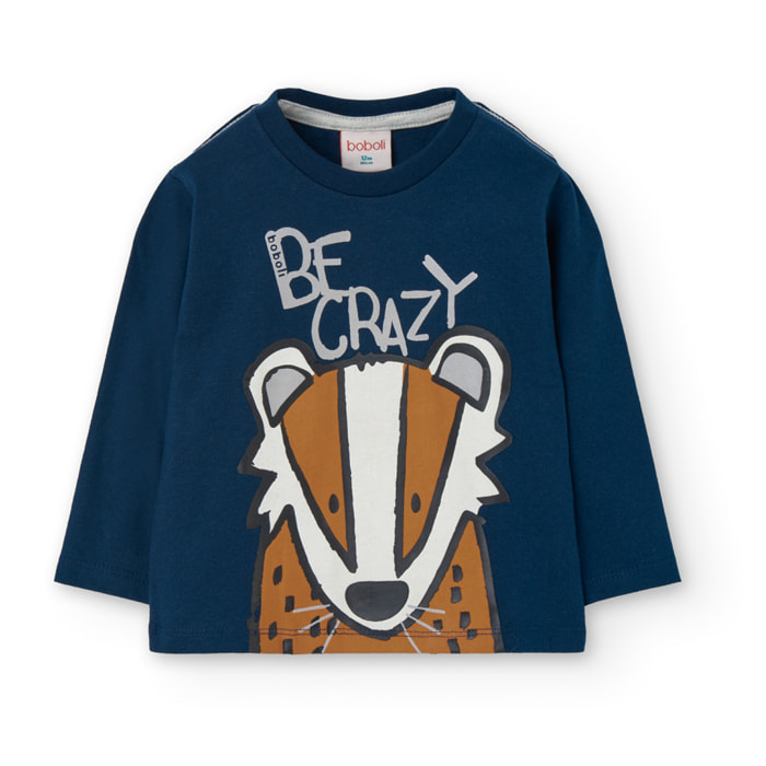 Camiseta punto básica de bebé niño -BCI