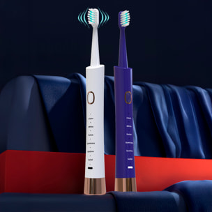 Spazzolino elettrico sonico 38.000rpm. 6 modalità. Corpo impermeabile IPX8.